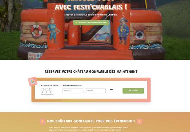 portfolio site ecommerce festichablais