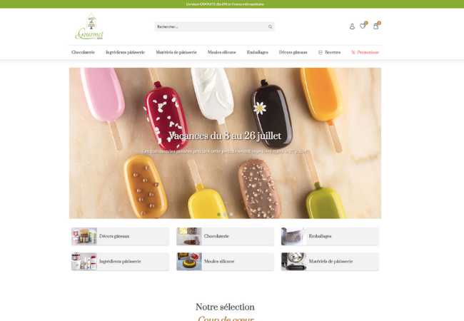 portfolio site ecommerce gourmetbcg